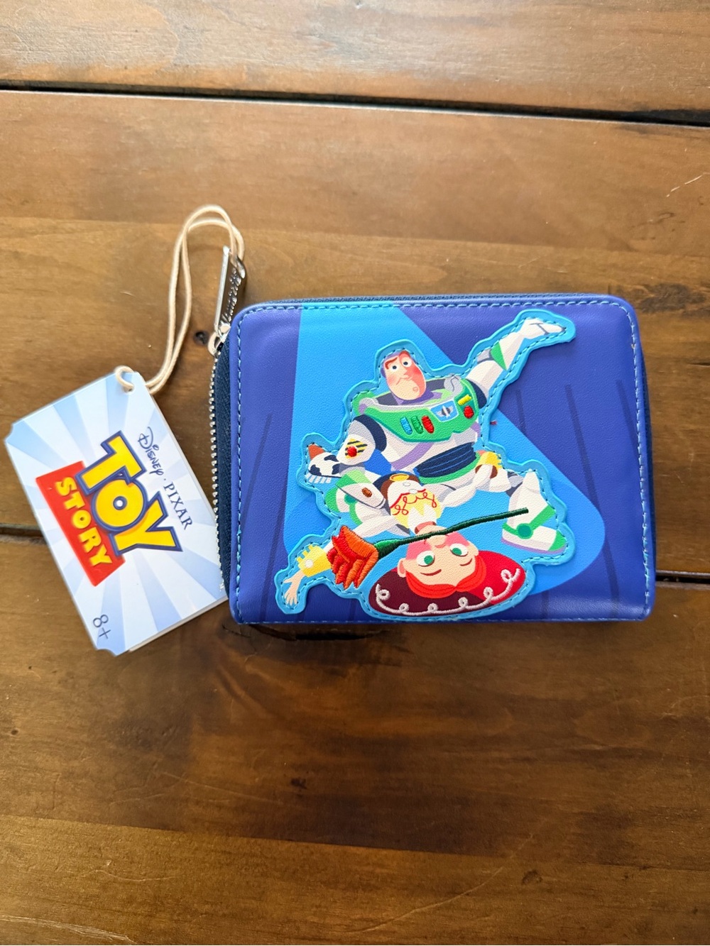 New-Disney Pixar Loungefly Toy Story Blue Wallet